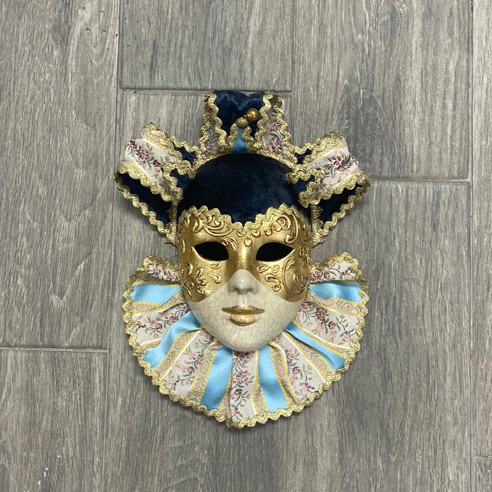 Hand made Italian mask wall decor!